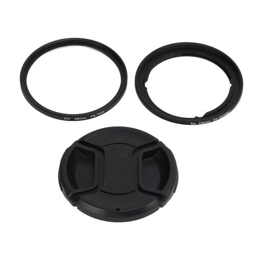 58-mm-Filteradapterring mit UV-Schutz, robuste Objektivabdeckung, Filterring kompatibel mit G1X 2