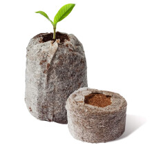 Elixir Gardens ? 25 x Jiffy 7C Peat Free Coir Plug Propagation Pellets | 30mm x 38mm