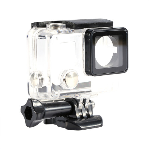 Capa protetora lateral com suporte para câmera GoPro Hero 4/3+ 2