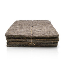 Chimney Sheep 40cm Square Wool Mulch Mat Protection for Plants and Trees