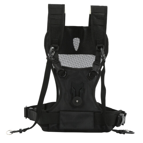 Dual Camera Strap Nylon Durable ComCompatible Withtable Breathable Adjustable Multi Carrier Chest Harness 2