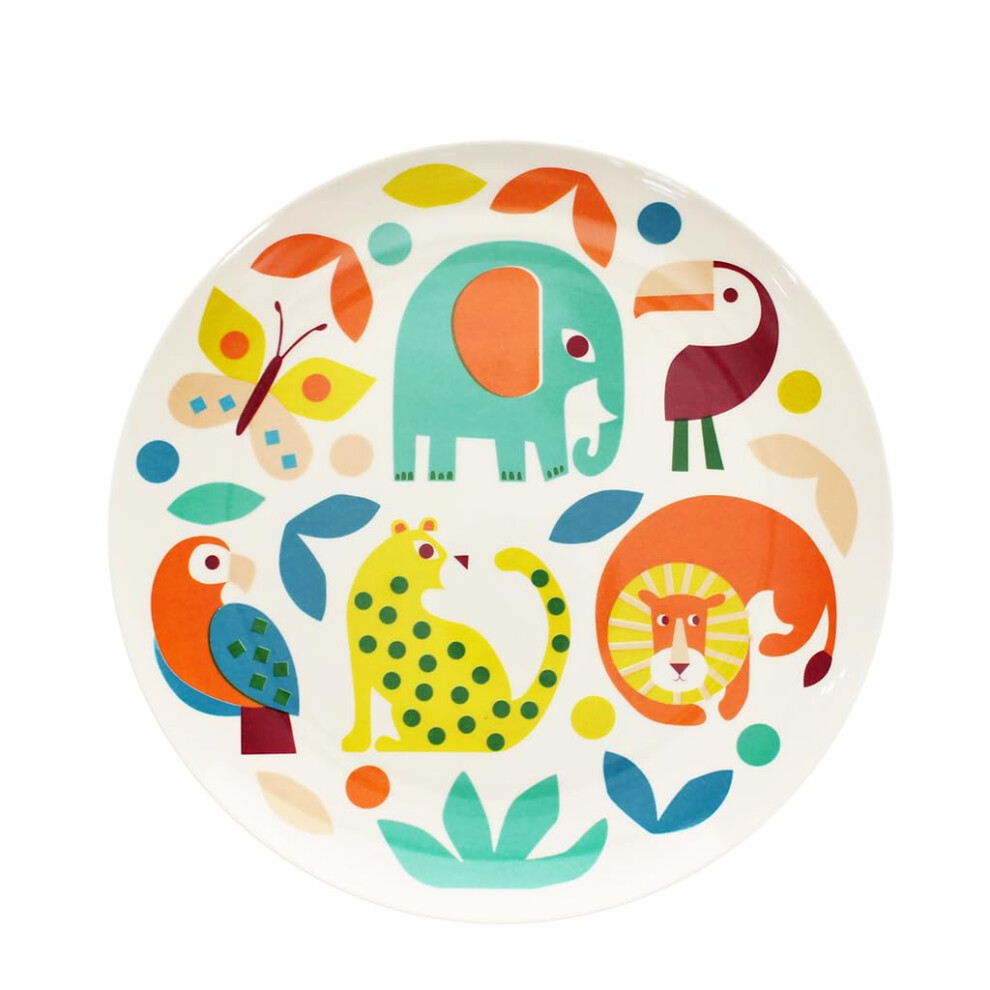 Children's Melamine Plate - Wild Wonders Rex London