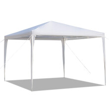 Gazebo Tent, 3x3m Waterproof Gazebo with Powder Coated and Iron Frame, Outdoor Heavy Duty Gazebo with Spiral Tubes, Waterproof Anti-UV Marquee Tent