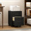 Homcom HOMCOM Roll File Cabinet with Drawer, Organiser Letter Size, Black 1