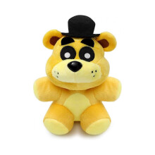 Golden Freddy Plush 6.5",Five Nights Bonnie Foxy Chica Springtrap Glamrock Freddy Stuffed Plushies at Freddy's ,FNAF Golden Bear Animal Plushies Actio