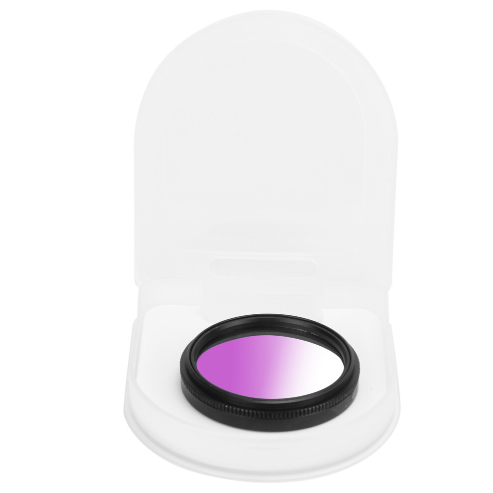 Junestar 40.5Mm Gradient Filter Multilayer Coating Waterproof Gradual Colour Lens Filter Compatible With Canon Cameragradient Purple 3870781508975