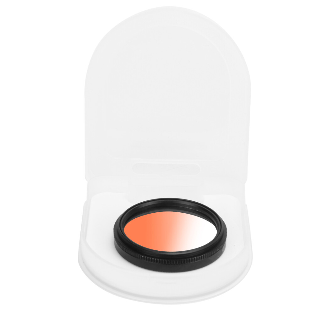 Junestar 40.5Mm Gradient Filter Multilayer Coating Waterproof Gradual Colour Lens Filter Compatible With Canon Cameragradient Orange 3261415757010