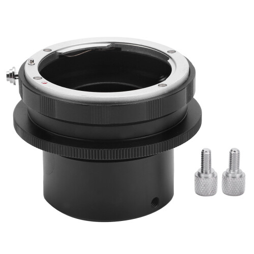 Adaptador de lente macro compatível com montagem de lente Nikon F para ocular de 1,25 polegadas em telescópios e câmeras. 1