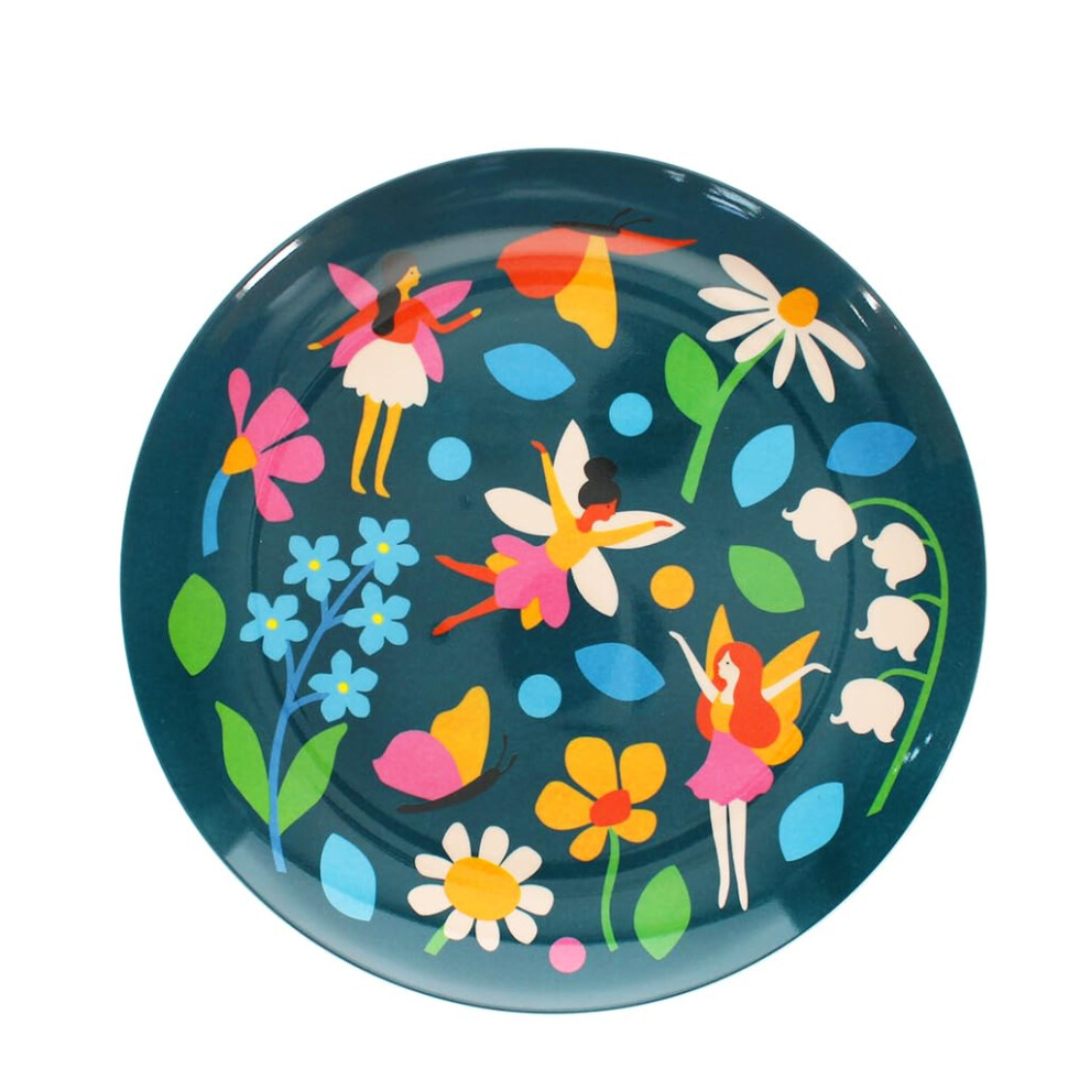 Children's Melamine Plate - Fairies In The Garden Rex London