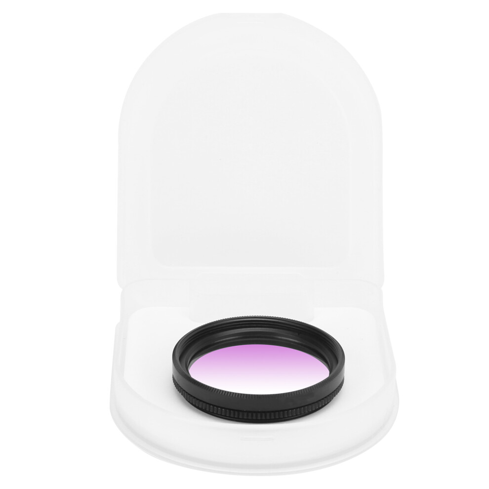 Junestar 37Mm Gradient Filter Multilayer Coating Waterproof Gradual Colour Lens Filter Compatible With Canon Cameragradient Purple 3298869122163