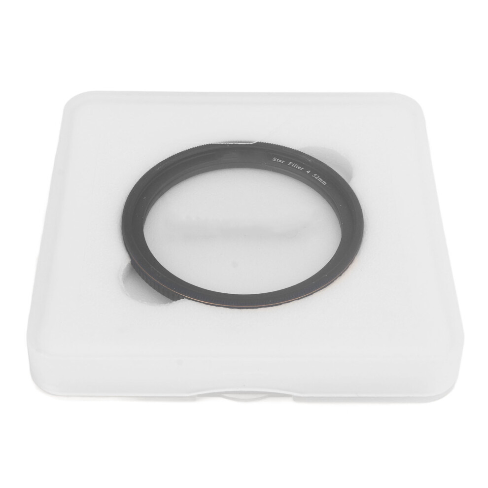 Adjustable Star Filter Anti Scratch Starburst Lens Filter 4 Points Anti Glare Coating Star Filter Compatible With Dslr Cameras 52Mm 3209661700039