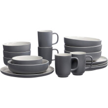 Ritzenhoff & Breker Kombiservice Jasper 16 Piece Grey, Earthenware