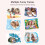 Mini câmera digital infantil de alta resolução 1080P com 13 megapixels e tela IPS de 2 polegadas, compatível com meninos e meninas. 4
