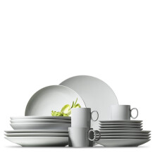 Thomas Loft 11900-800001-18843 20-Piece Starter Set 4 x Breakfast / Flat/ Soup Plates and 4 x Cups/ Saucers White