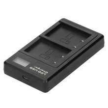 LCD-Display, Lithium-Akku, Doppelladegerät, USB-Ladestation, kompatibel mit NPW126