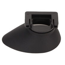 Ocular de cámara de goma ABS de 18 mm, parasol para visor de cámara compatible con T2i, T3, T4i, T5i, 1100D, 550D, 650D, 700D y 100D.
