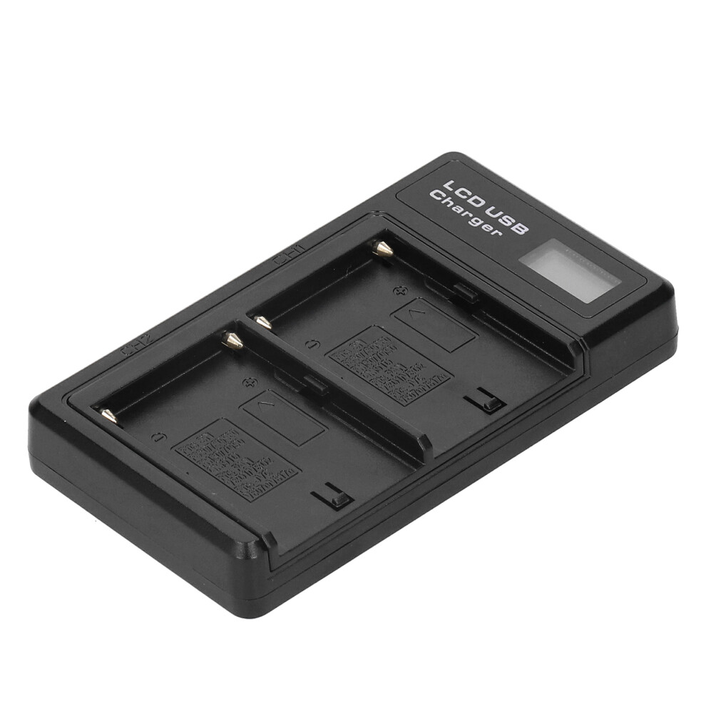 Lcd Display Screen Lithium Battery Double Charge Charger Usb Charging Base Compatible With Npf550 3429903507251