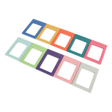 10Pieces 3 Inch Refrigerator Magnets Picture Frames Fridge Magnetic Photo Frame Compatible With File Cabinets Storage Cabinets Dishwashers