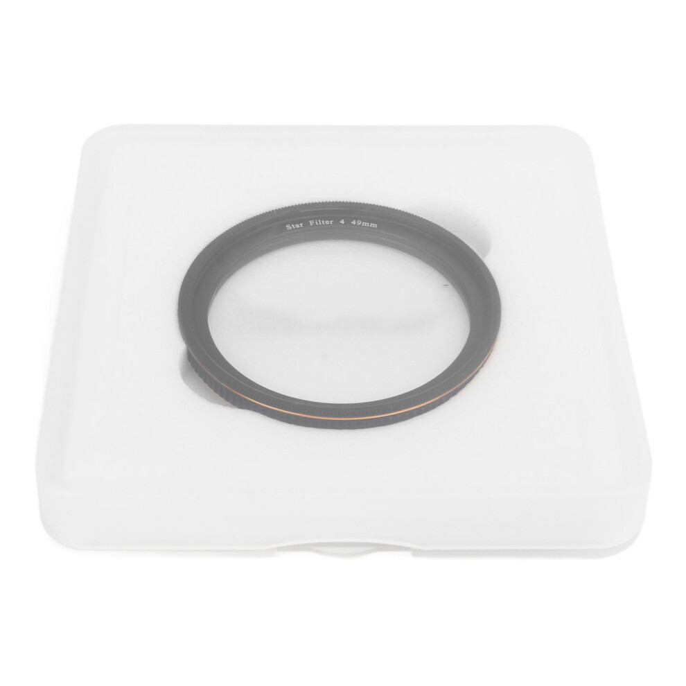 Adjustable Star Filter Anti Scratch Starburst Lens Filter 4 Points Anti Glare Coating Star Filter Compatible With Dslr Cameras 49Mm 3493699321742