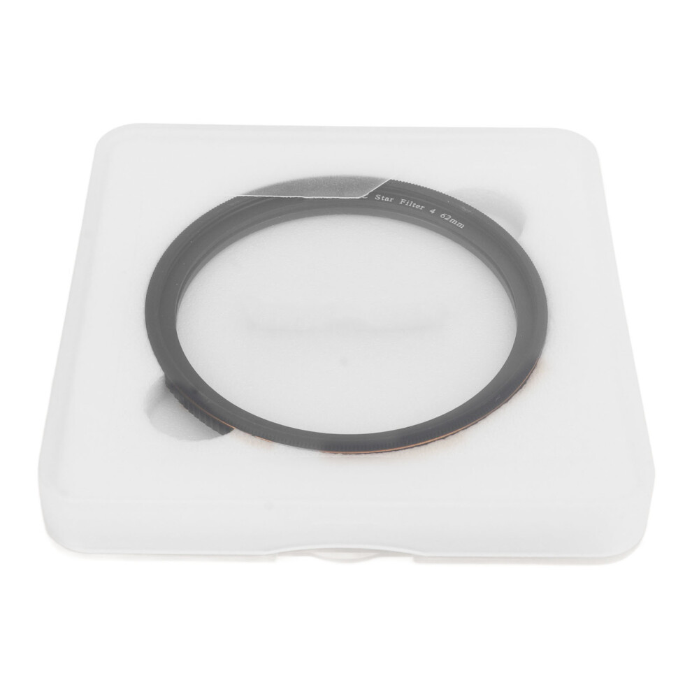 Adjustable Star Filter Anti Scratch Starburst Lens Filter 4 Points Anti Glare Coating Star Filter Compatible With Dslr Cameras 62Mm 3188588251568