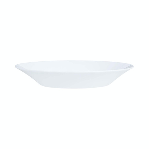 White 18pc Opal Glass Dinner Set Dinnerware Tableware Modern (6 Soup Bowls)
