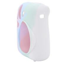 Siliconen beschermhoes voor Instax Mini 12 camera, zeer elastische, zachte behuizing, lichtroze, paars, blauw, groen, wit