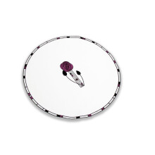Doiles (large) in a Mackintosh Rose Design (mauve)