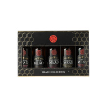 The Lyme Bay Winery 5-Piece Miniature Mead Gift Box, 5 cl