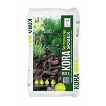 PSB Wood Bark Chips Sorted Wooden Chippings Mulch Pure 80L Premium Quality 20-50mm for Garden Landscaping Decorative Projects, School and Council