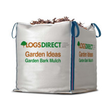 Bulk Dumpy Bag Garden Bark Mulch - Suitable for Outdoor Yard Garden Borders Flower Bed Pathway Weeds Supressing & Enhancing Plants Landscaping