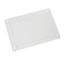 Fotolijstjes van acryl met magneet, dubbelzijdig en transparant, geschikt voor foto's van 3 inch.