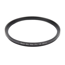 Camera Black Mist Filter 1/8 Black Soft Light Filter Portrait Soft Focus Filter Compatible With Video Vlog Portrait Photography 58MM