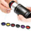 Kit com 6 filtros coloridos de 1,25 polegadas para telescópio, com estojo de armazenamento, compatível com oculares de telescópio. 4