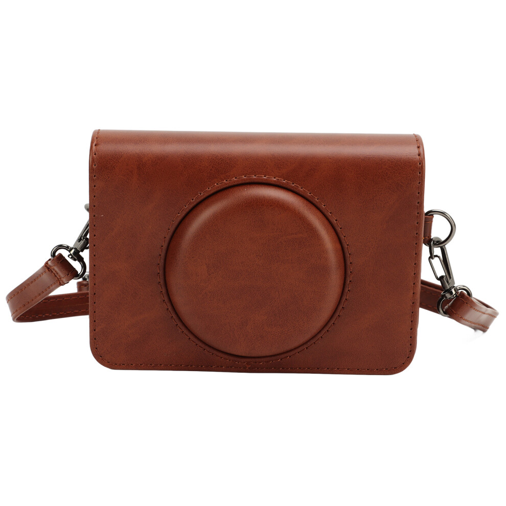 Schützende Kameratasche mit verstellbarem Schultergurt, Tragetasche aus PU-Leder, kompatibel mit C210R Mini Shot2 Retro