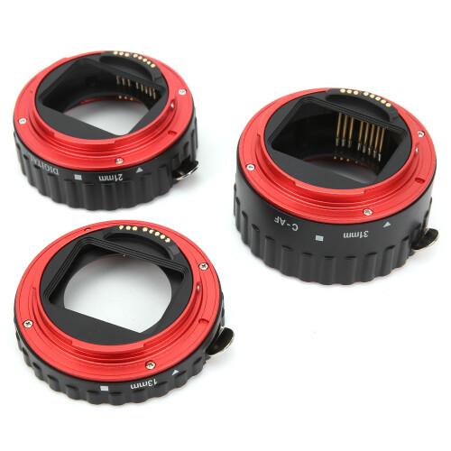 Anel extensor de foco automático macro de 13 mm, 21 mm e 31 mm compatível com montagem EF e com Canon 5D4/5DSR/5DS. 2