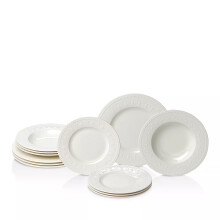 Villeroy & Boch Cellini Dinner Service 12-Piece Premium Porcelain Made in Germany White