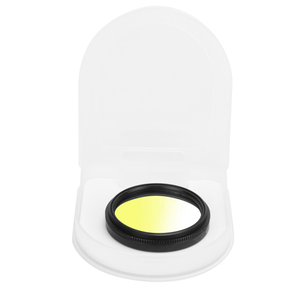 Junestar 40.5Mm Gradient Filter Multilayer Coating Waterproof Gradual Colour Lens Filter Compatible With Canon Cameragradient Yellow 3054934795348