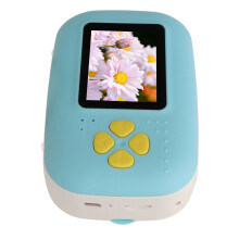 Direct printcamera met printerpapier, 16 MP, 1080p, MP3-muziekweergave, ingebouwde 1000 mAh-batterij, draagbare camera voor peuters en op reis.