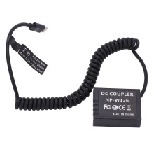 Type-C-poort NPW126 NPW126 volledig gedecodeerde dummybatterij compatibel met Fuji XT1/XT2/XT3 cameraserie