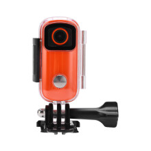 Ceamara Spóirt C100 Ceamara Físe Inaistrithe Uiscedhíonach HD Mini Camcorder Digiteach Oráiste