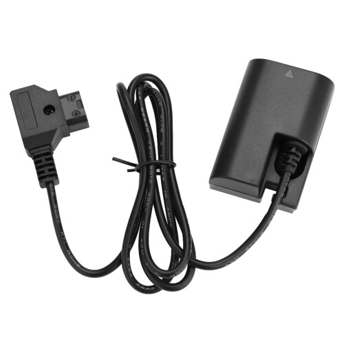 Cabo adaptador de alimentação para bateria com conector D-Tap macho para conector LP-E6, compatível com Canon 5D2, 6D e 7D. 1