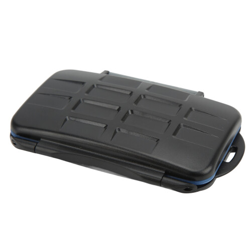 Memory Card Holder Storage ABS Thermoplastic Rubber Waterproof Case Protector Compatible With CF Cards