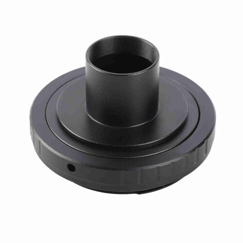 Adaptador metálico de montagem T de 0,965 polegadas para ocular de telescópio astronômico, compatível com câmeras SLR. 2