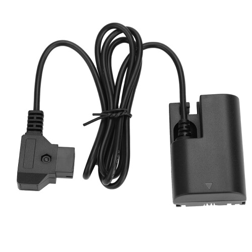 Cabo adaptador de alimentação para bateria com conector D-Tap macho para conector LP-E6, compatível com Canon 5D2, 6D e 7D. 2
