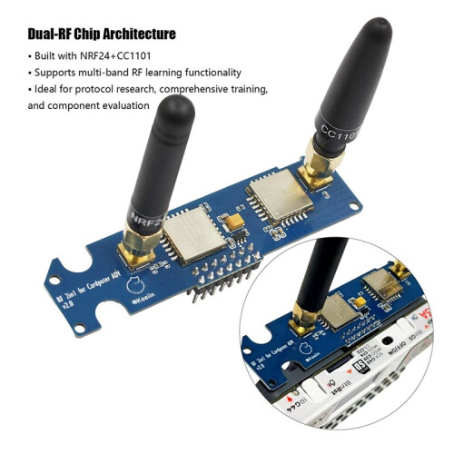 For M5Stack Cardputer ADV Cc1101 Nrf24 RF 2.0 2-in-1 Module Bruce Adapter (Automatic /Off) Upgrade 2