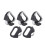 5Pieces Replacement Alloy Split Ring Triangle Rings Hook Compatible With Camera Shoulder Strap 5