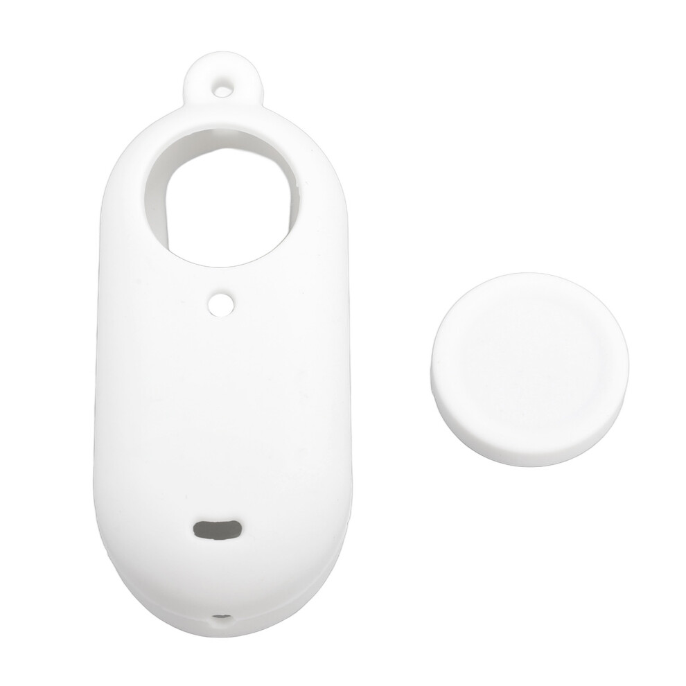 Camera Protective Case Lens Cover Silicone Case All Round Protective Cover With Hanging Rope Compatible With Insta360 Go3 White 3190809158112