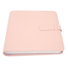 3 Inch 288 Pockets Photo Album Large Capacity Multifunction PU Leather Photo Album Compatible With Mini 12 11 Pink