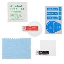 Schutzfolie aus gehärtetem Glas, kompatibel mit Action 2, vollständiger Display- und Kameraobjektivschutz, Endurance Version 1 Set