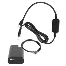 Type C USB naar DMWBLJ31 DMWDCC16 DC-koppeling dummy-batterijadapter compatibel met S1-, S1H- en S1R-camera's